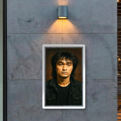 Viktor Tsoi portrait poster 2