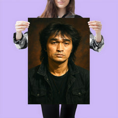 Viktor Tsoi portrait poster 3