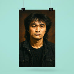 Viktor Tsoi portrait poster 6