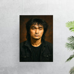 Viktor Tsoi portrait poster 7
