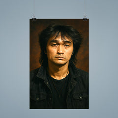 Viktor Tsoi portrait poster 9