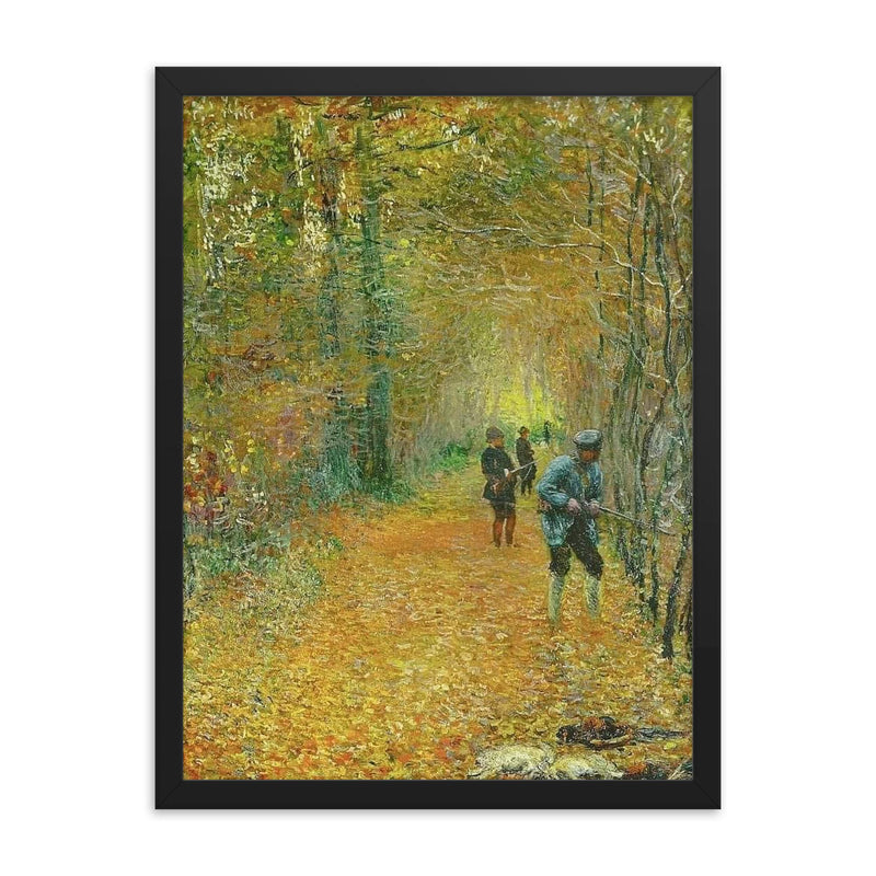 Villas in Bordighera by Claude Monet, 1884 framed print on a plain backdrop in size 18