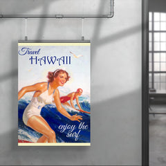 Vintage Hawaii travel poster poster 4