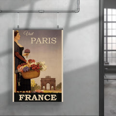 Vintage Paris France travel poster poster 4