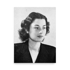Violette Szabo poster on a plain backdrop in size 18"x24".