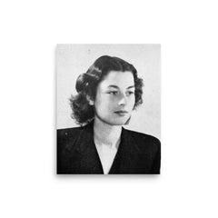 Violette Szabo poster on a plain backdrop in size 8"x10".