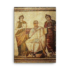 Virgil canvas print on a plain backdrop in size 18"x24".