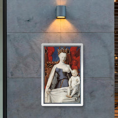 Virgin and Child Surrounded by Angels by Jean Fouquet, 1450 poster 2