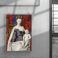 Virgin and Child Surrounded by Angels by Jean Fouquet, 1450 poster 4