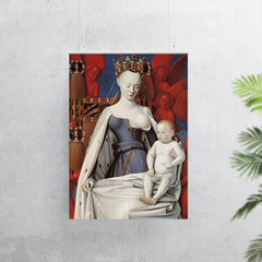 Virgin and Child Surrounded by Angels by Jean Fouquet, 1450 poster 7