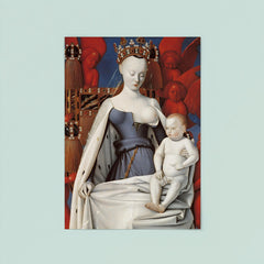 Virgin and Child Surrounded by Angels by Jean Fouquet, 1450 poster 8
