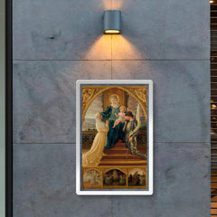 Virgin and Child with Saint Geneviève and Joan of Arc by Élisabeth Sonrel, 1916 poster 2