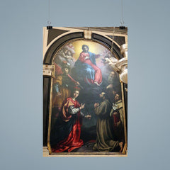 Virgin and Saints by Cristofano Allori poster 9