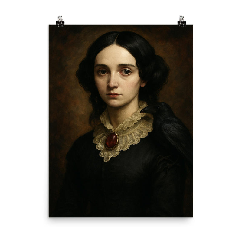 Virginia Poe poster on a plain backdrop in size 8