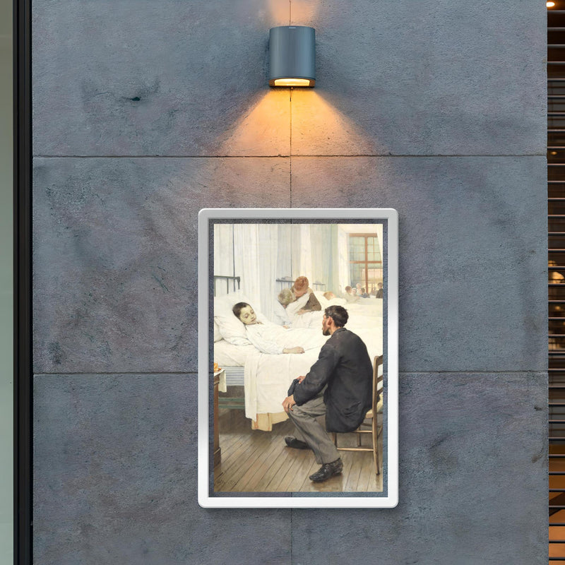 Visit Day at the Hospital by Jean Geoffroy, 1889 poster 2