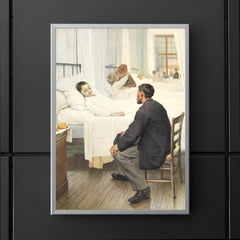 Visit Day at the Hospital by Jean Geoffroy, 1889 poster 5