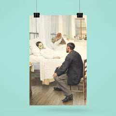 Visit Day at the Hospital by Jean Geoffroy, 1889 poster 6
