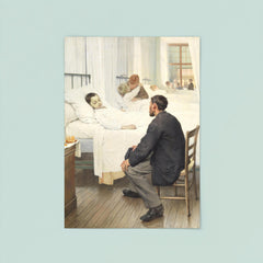 Visit Day at the Hospital by Jean Geoffroy, 1889 poster 8