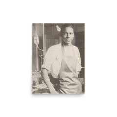 Vivien Thomas poster on a plain backdrop in size 12"x16".