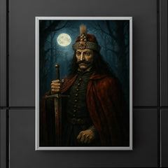 Vlad the Impaler in moonlit Wallachian forest poster 5