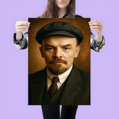 Vladimir Lenin portrait poster 3