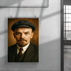 Vladimir Lenin portrait poster 4
