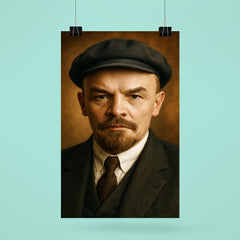 Vladimir Lenin portrait poster 6