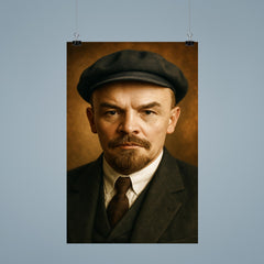 Vladimir Lenin portrait poster 9