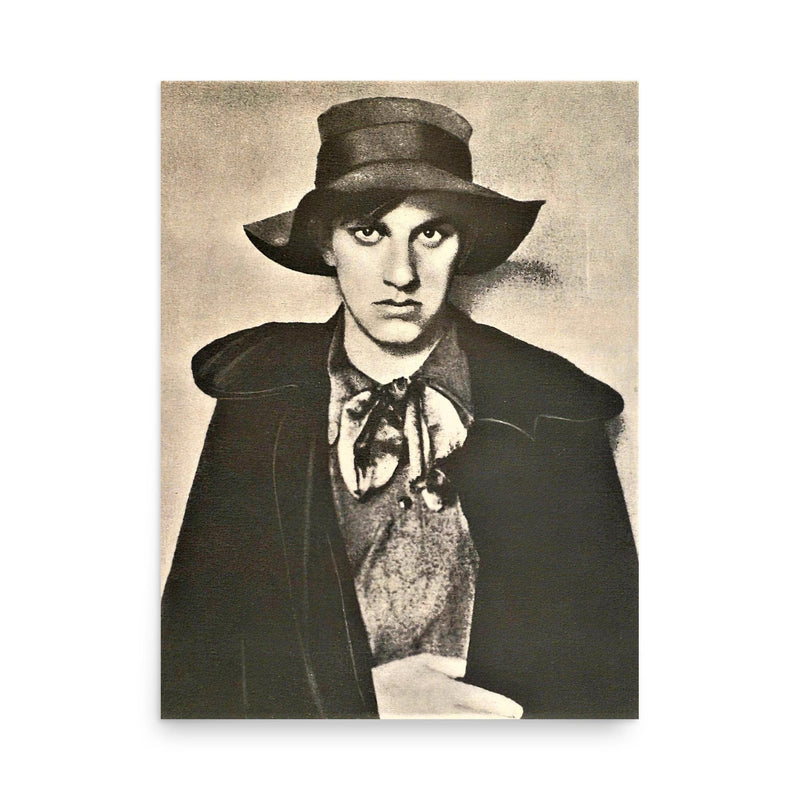 Vladimir Mayakovsky poster on a plain backdrop in size 18