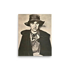 Vladimir Mayakovsky poster on a plain backdrop in size 8"x10".