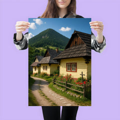 Vlkolinec Wooden Village Slovakia poster 3