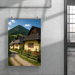 Vlkolinec Wooden Village Slovakia poster 4