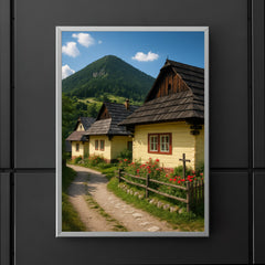 Vlkolinec Wooden Village Slovakia poster 5