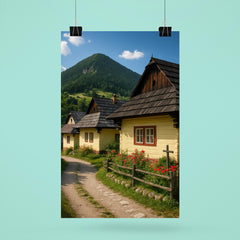 Vlkolinec Wooden Village Slovakia poster 6