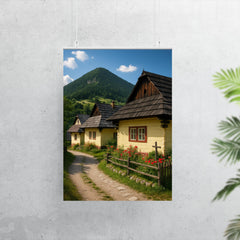 Vlkolinec Wooden Village Slovakia poster 7