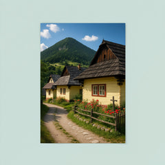 Vlkolinec Wooden Village Slovakia poster 8