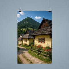 Vlkolinec Wooden Village Slovakia poster 9