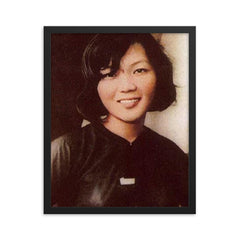 Vo Thi Thang framed print on a plain backdrop in size 16"x20".