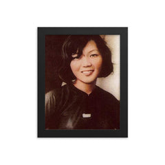 Vo Thi Thang framed print on a plain backdrop in size 8"x10".