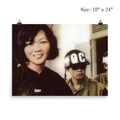 Vo Thi Thang Smiling After Sentencing by South Vietnamese Government, 1968 poster 5