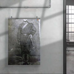 Volunteer Soldier in the Paraguayan War, Brazil, ca 1868 poster 4