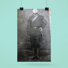 Volunteer Soldier in the Paraguayan War, Brazil, ca 1868 poster 6