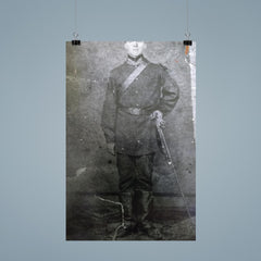 Volunteer Soldier in the Paraguayan War, Brazil, ca 1868 poster 9