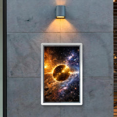 Voyager Golden Record drifting past heliopause poster 2