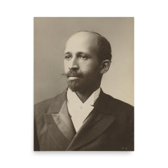 W E B Du Bois poster on a plain backdrop in size 18"x24".