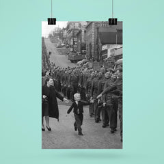 Wait for Me, Daddy - A Child Running to His Father, A Canadian Soldier, WWII, 1940 poster 6