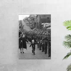 Wait for Me, Daddy - A Child Running to His Father, A Canadian Soldier, WWII, 1940 poster 7