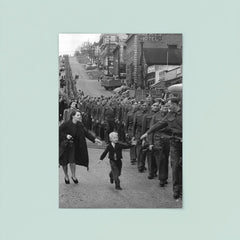 Wait for Me, Daddy - A Child Running to His Father, A Canadian Soldier, WWII, 1940 poster 8