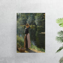 Waiting for the Ferry by Leopold Franz Kowalski poster 7