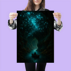 Waitomo Glowworm Caves New Zealand poster 3